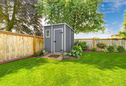Keter Manor Pent 6x6 Garden Shed - Grey (1.8 x 1.8m)