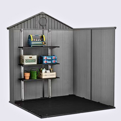 Keter Darwin 6x6 Garden Shed - Grey (1.9 x 1.8m)