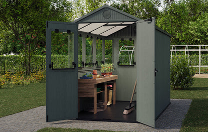 Keter Potting 6x8 Shed - Green (1.9 x 2.4m)