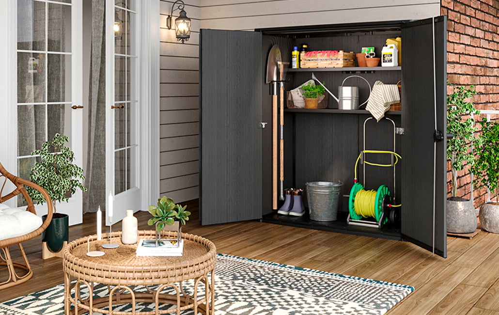 Keter Signature Vertical Shed - Stormgrey Look