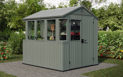 Keter Potting 6x8 Shed - Green (1.9 x 2.4m)