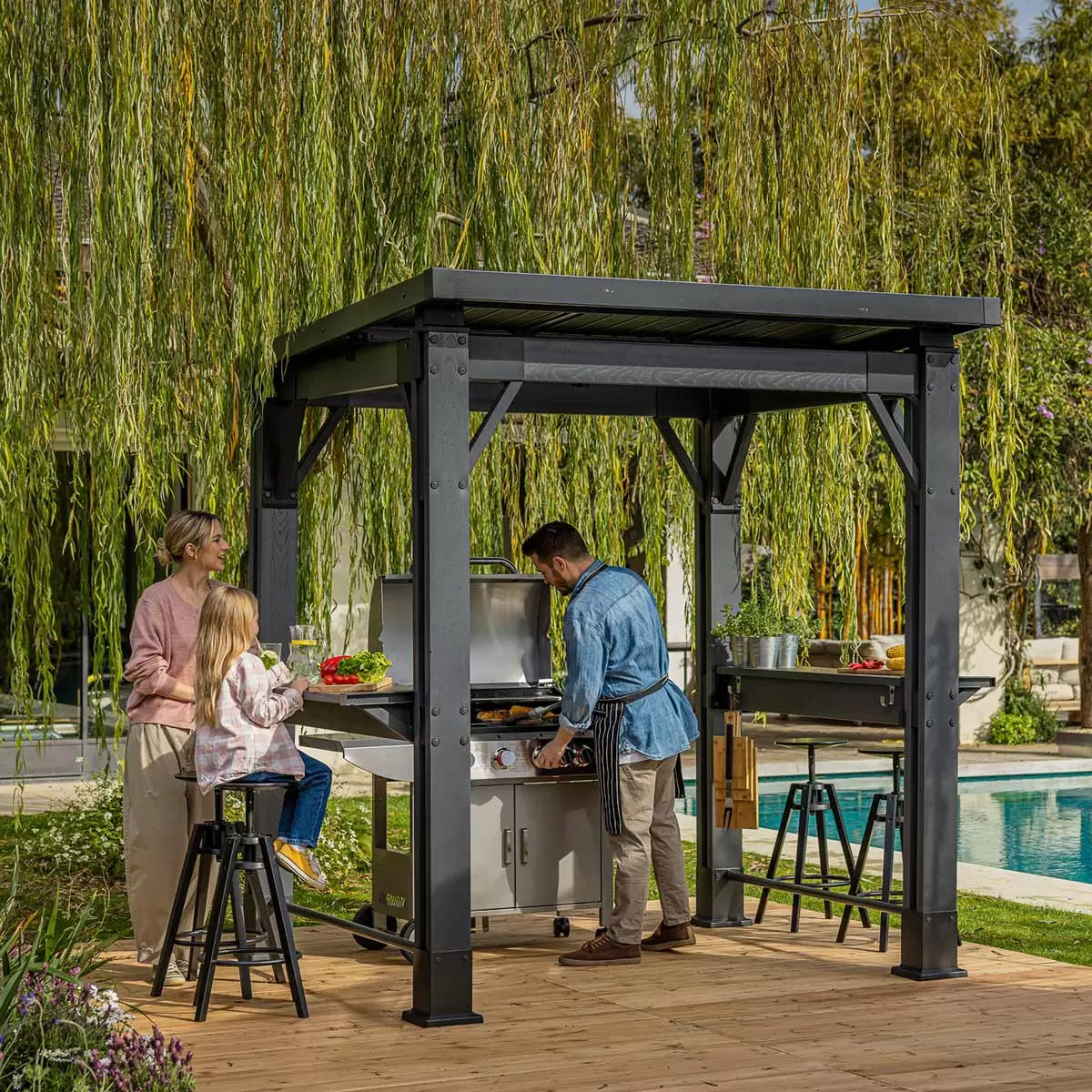 Keter Grill Gazebo - Grey