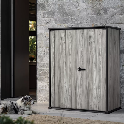 Keter Signature Vertical Shed - Stormgrey Look