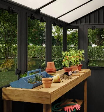 Keter Potting 6x8 Shed - Dark Grey (1.9 x  2.4m)