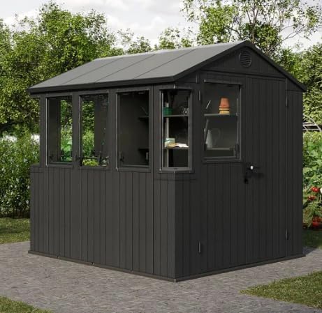 Keter Potting 6x8 Shed - Dark Grey (1.9 x  2.4m)