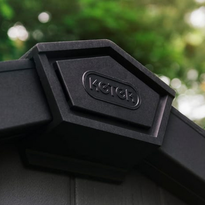 Keter Newton Plus Double Door Shed 7.5x17 (2.3 x 5.2m)