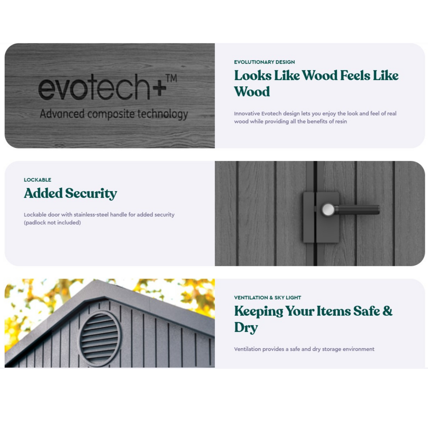 Keter Darwin 6x8 Garden Shed - Grey (1.9 x 2.4m)