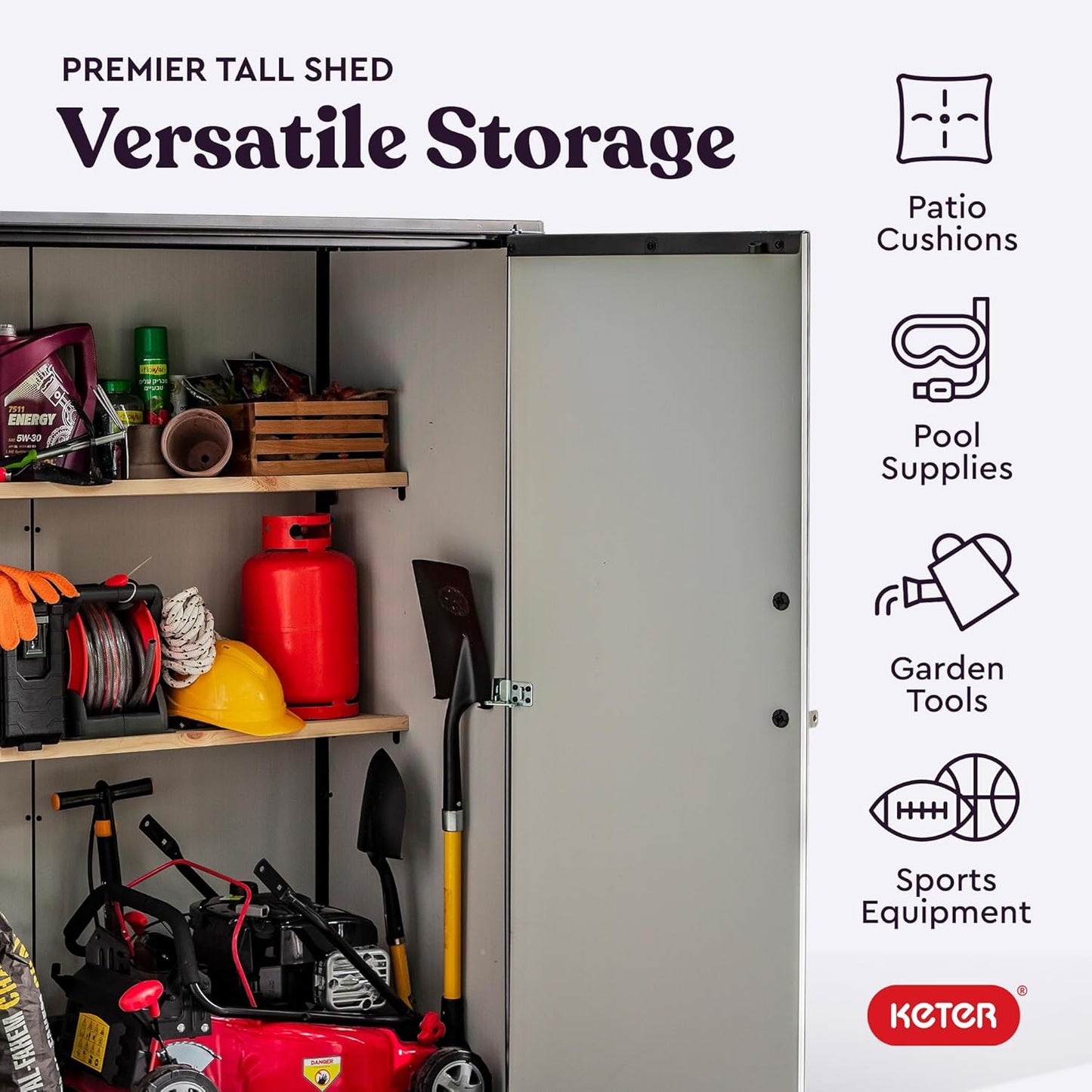 Keter Premier Tall Shed