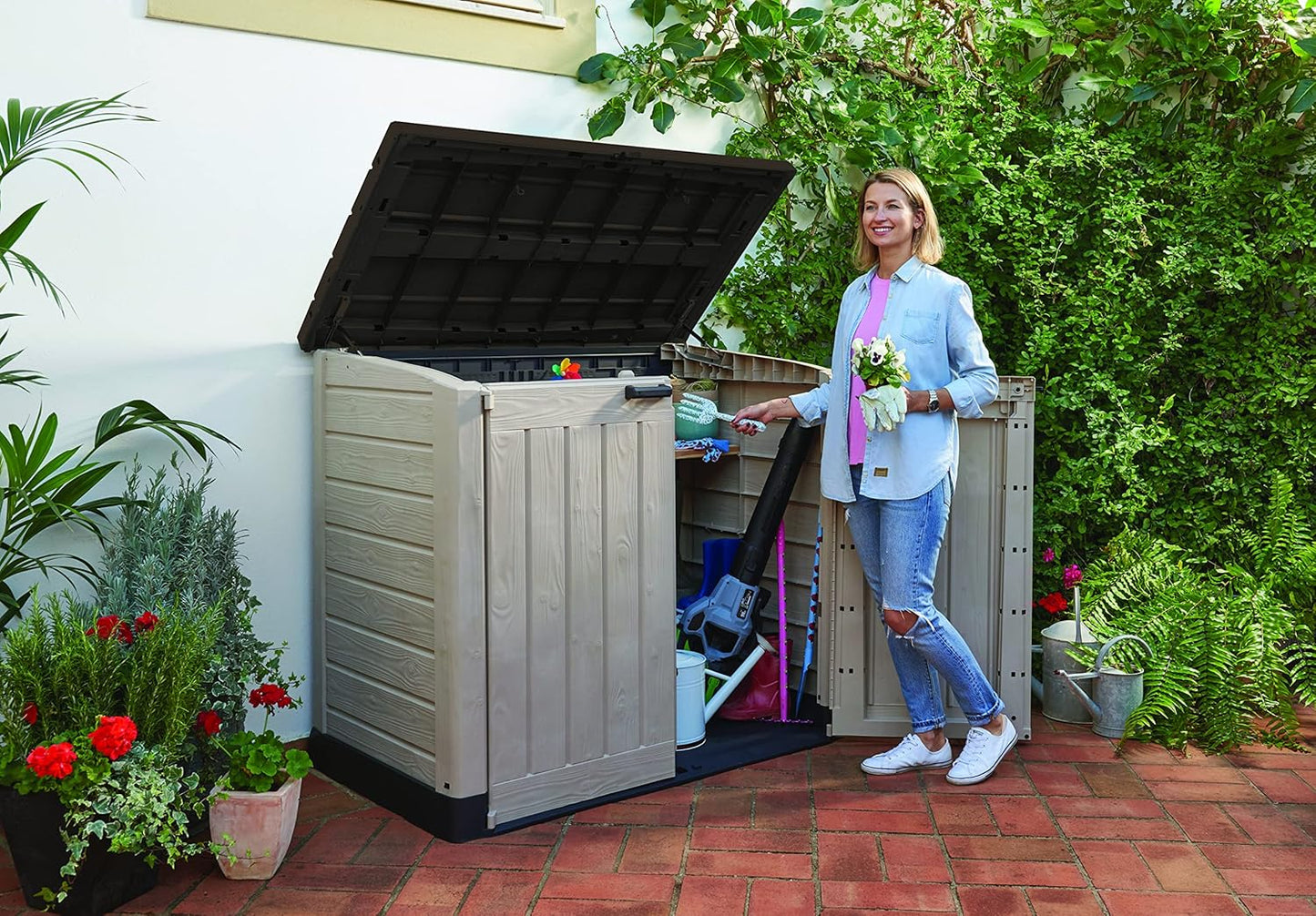 Store It Out Max Shed (Brown/Beige) 1200L