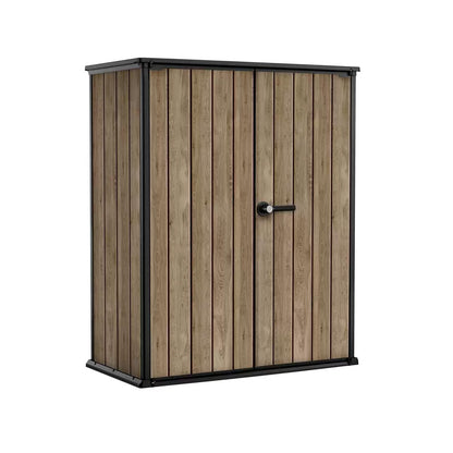 Keter Signature Vertical Shed - Ashwood Look