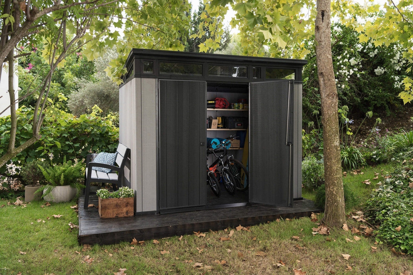 Keter Artisan 9 x 7 Garden Shed (2.8 x 2.2m) - CLEARANCE