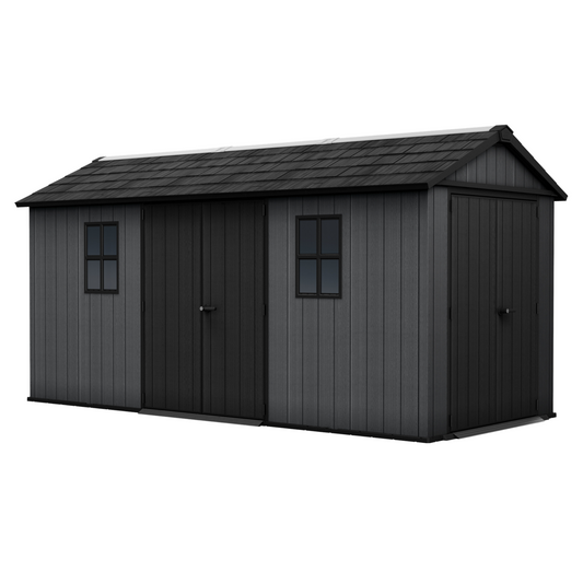 Keter Newton Plus Double Door Shed 7.5x15 (2.3 x 4.6m)