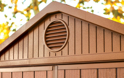 Keter Darwin 6x6 Garden Shed - Brown (1.9 x 1.8m)