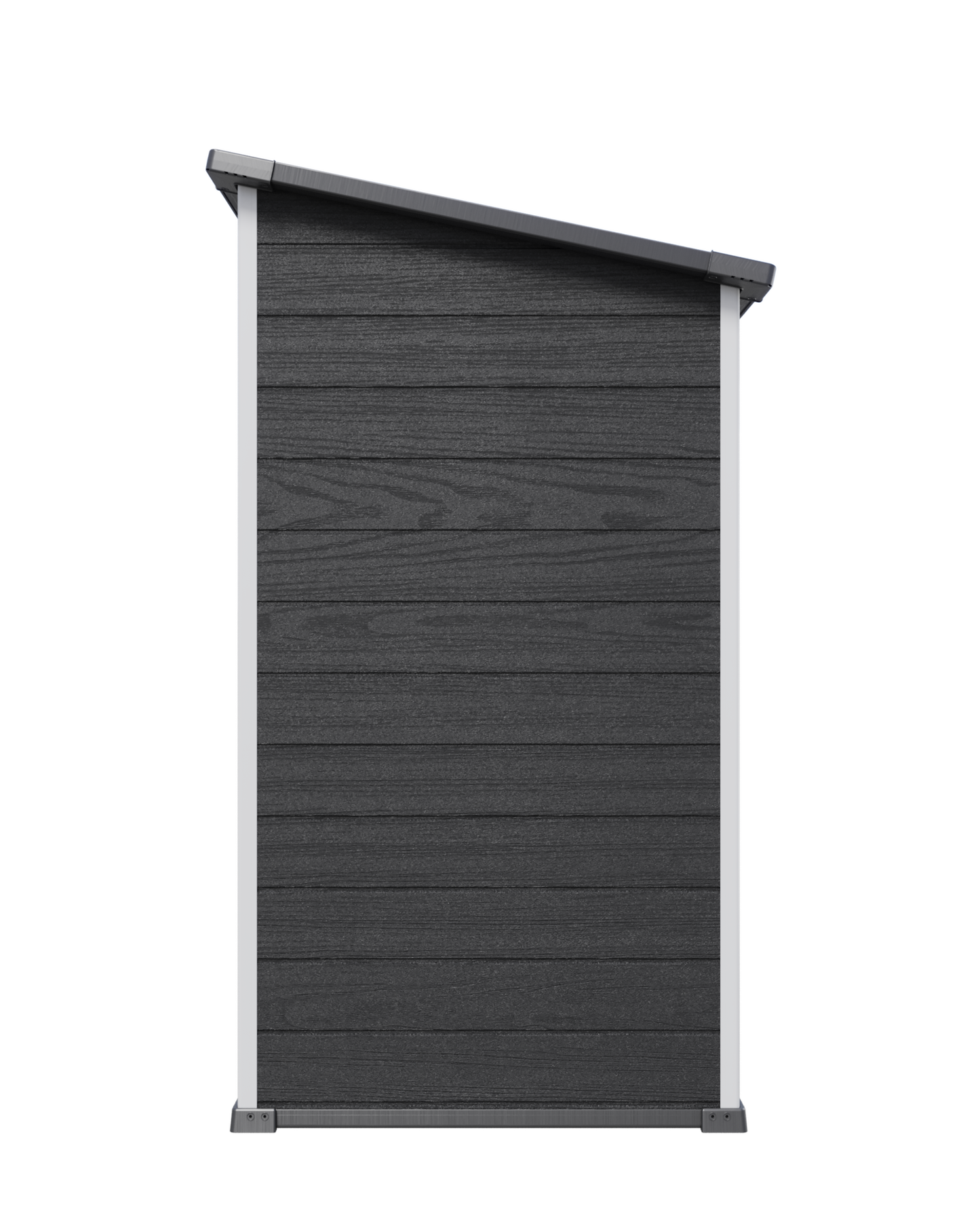 Manor Pent Essential 6x4 Garden Shed - Dark Grey (1.8 x 1.1m)