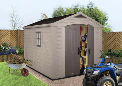 Keter Factor 8 x 11  Garden Shed (2.6 x 3.3m)