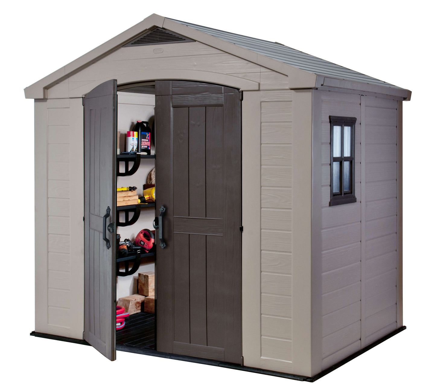 Keter Factor 8 x 6 Garden Shed (2.6 x 1.8m)