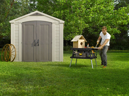 Keter Factor 8 x 8 Garden Shed (2.6 x 2.6m)