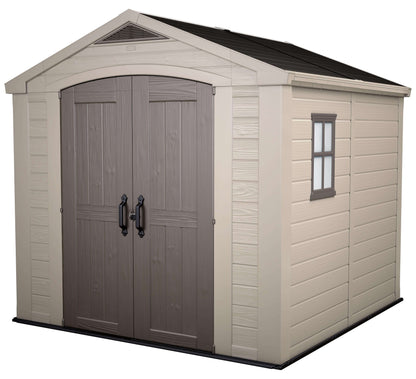 Keter Factor 8 x 8 Garden Shed (2.6 x 2.6m)