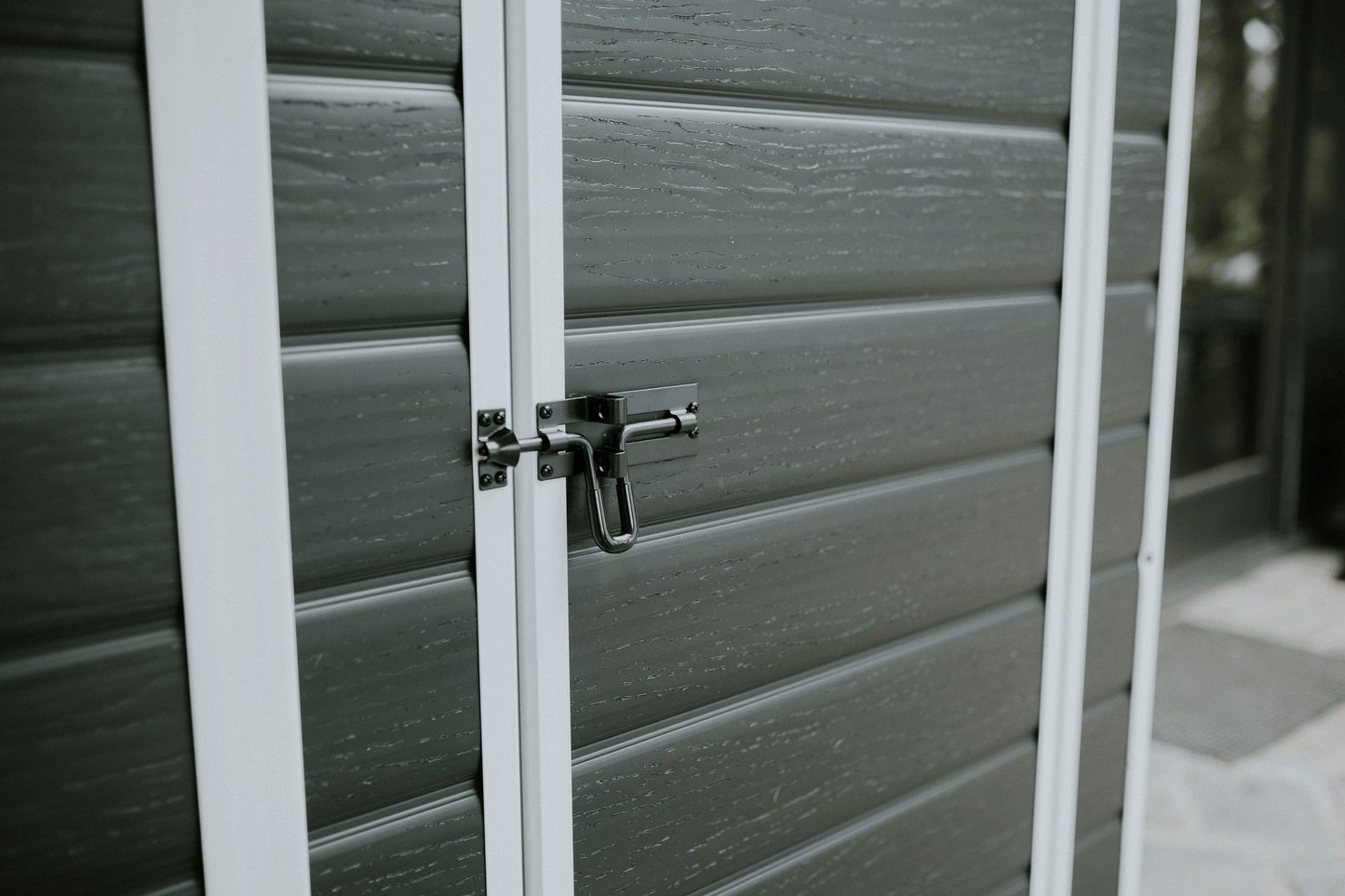 Manor Pent Essential 6x4 Garden Shed - Dark Grey (1.8 x 1.1m)