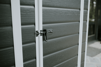 Manor Pent Essential 6x4 Garden Shed - Dark Grey (1.8 x 1.1m)