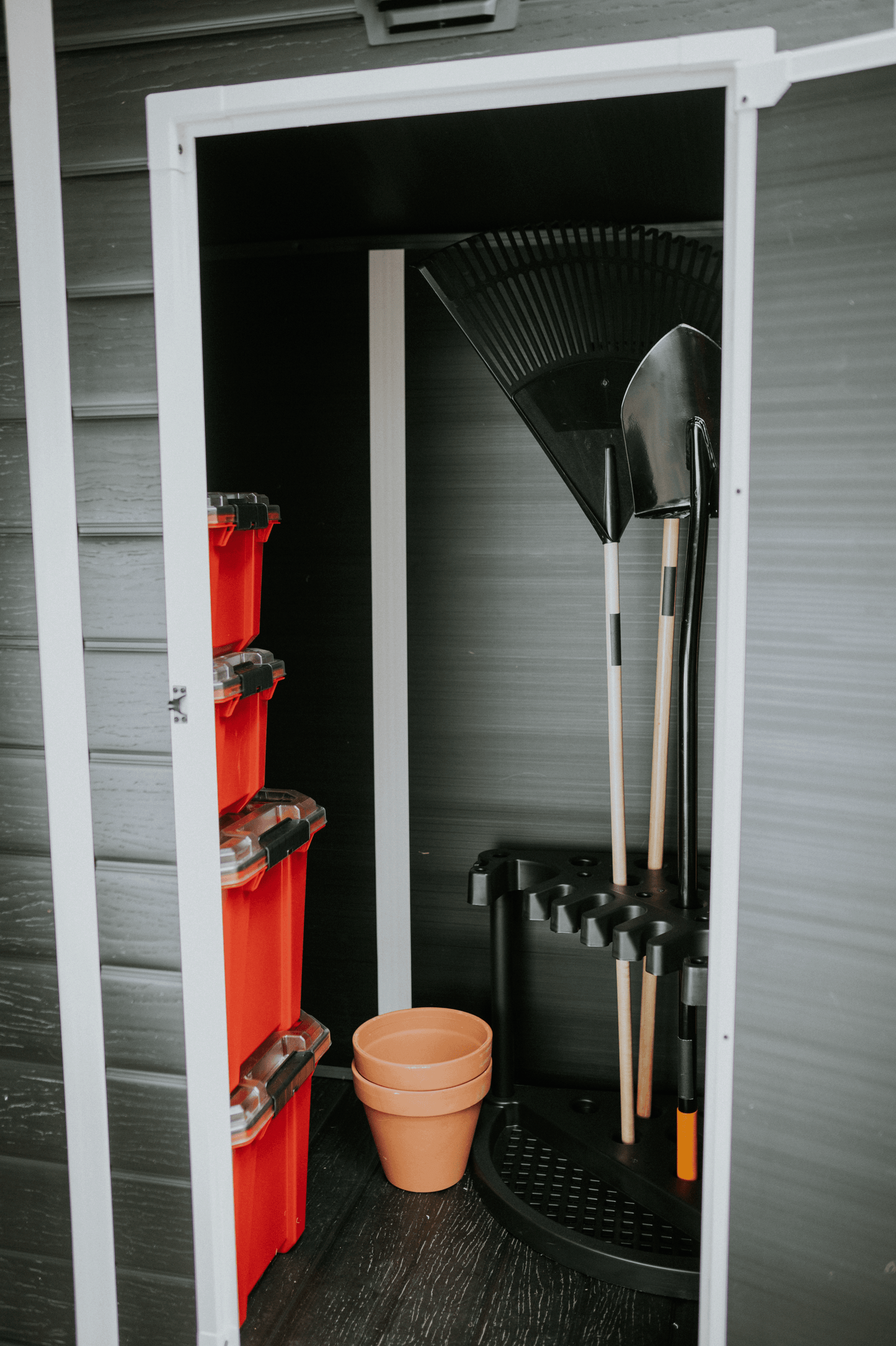 Manor Pent Essential 6x4 Garden Shed - Dark Grey (1.8 x 1.1m)