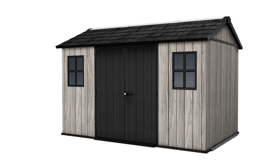 Keter Apex Shed 7.5x11 - Stormgrey Look (2.3 x 3.5m)