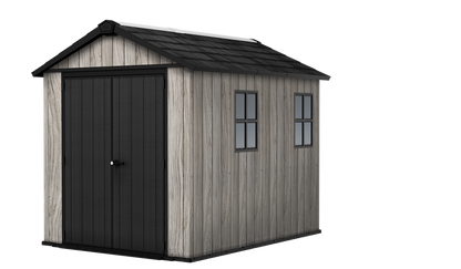 Keter Apex Shed 7.5x9 - Stormgrey Look (2.3 x 2.9m)