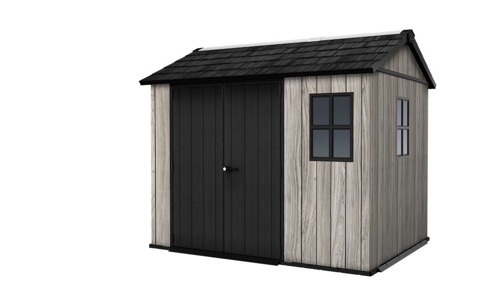 Keter Apex Shed 7.5x9 - Stormgrey Look (2.3 x 2.9m)