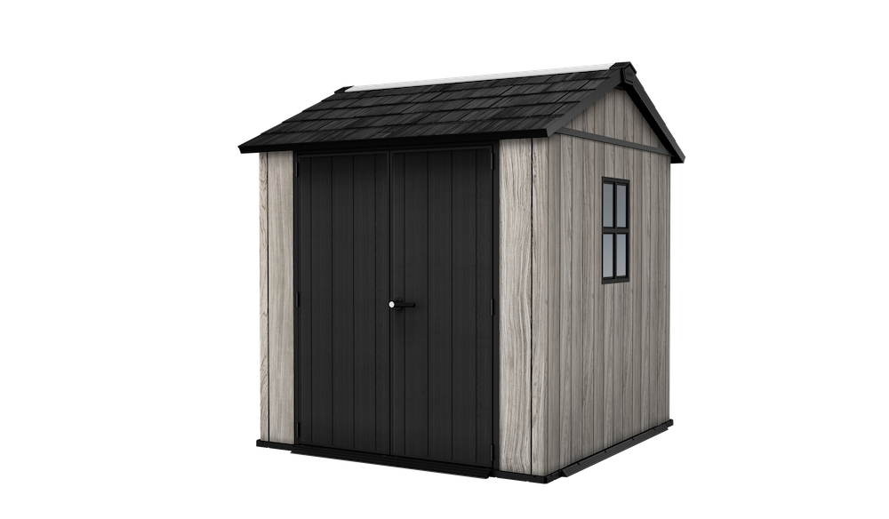 Keter Apex Shed 7.5x7 -Stormgrey Look (2.3 x 2.2m)