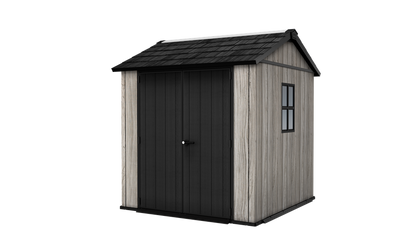 Keter Apex Shed 7.5x7 -Stormgrey Look (2.3 x 2.2m)