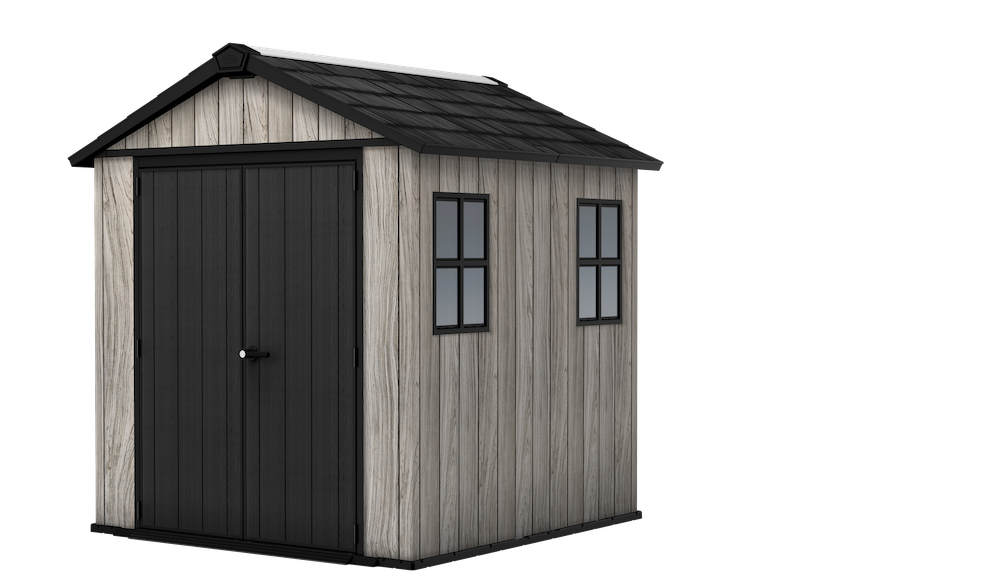 Keter Apex Shed 7.5x7 -Stormgrey Look (2.3 x 2.2m)