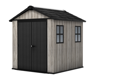 Keter Apex Shed 7.5x7 -Stormgrey Look (2.3 x 2.2m)