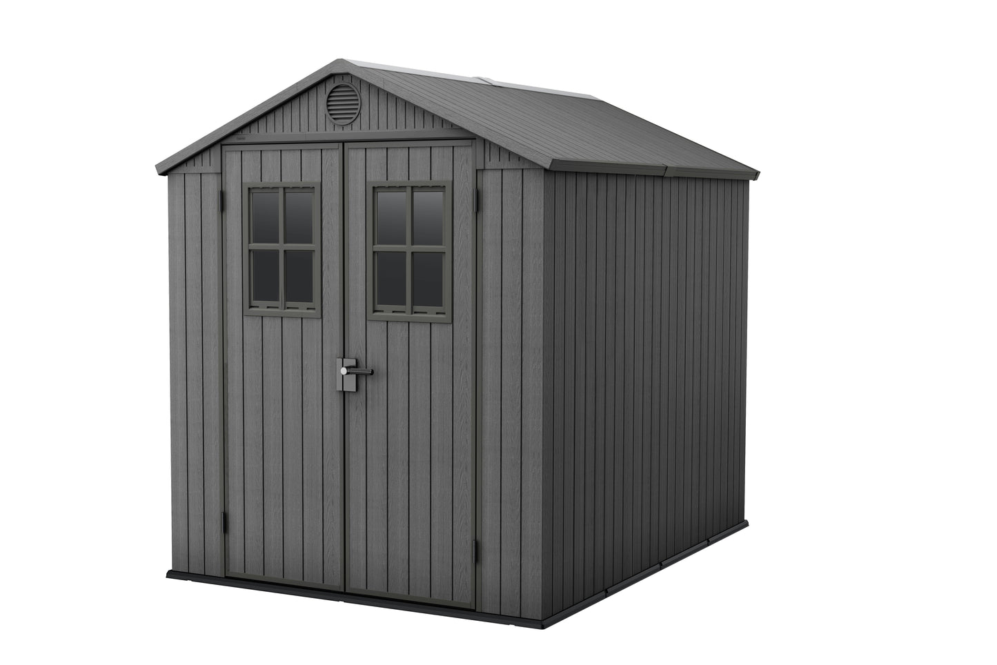 Keter Darwin 6x8 Garden Shed - Grey (1.9 x 2.4m)