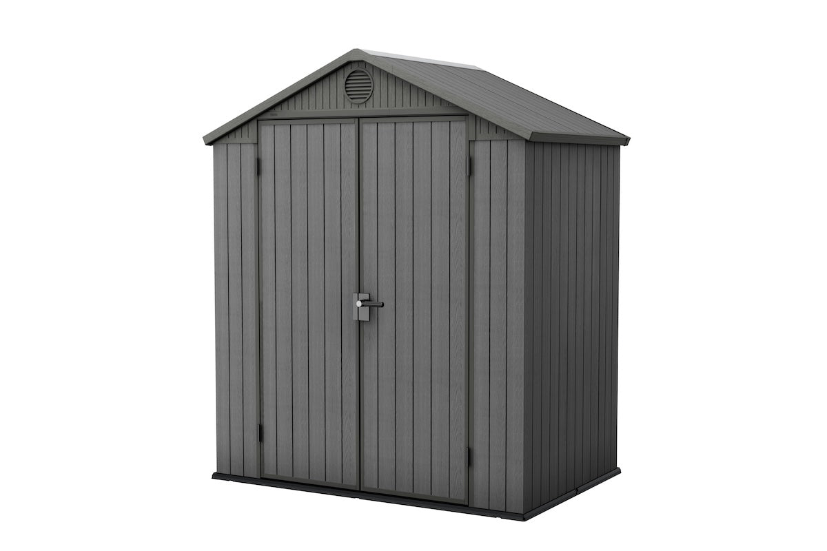 Keter Darwin 6x4 Garden Shed - Grey  (1.9 x 1.2m)
