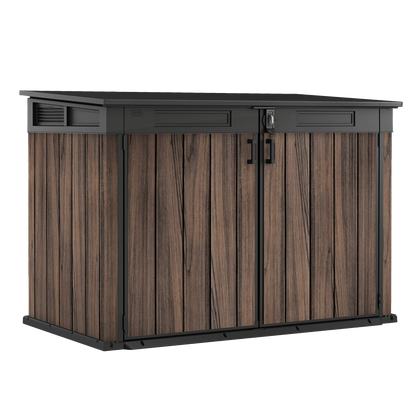 Keter Signature Horizontal Shed - Rosewood Look 2020L