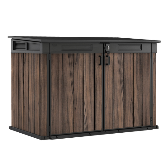 Keter Signature Horizontal Shed - Rosewood Look 2020L