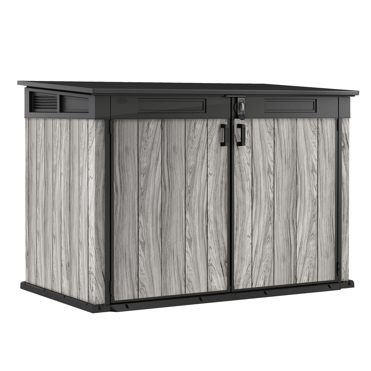 Keter Signature Horizontal Shed - Stormgrey Look