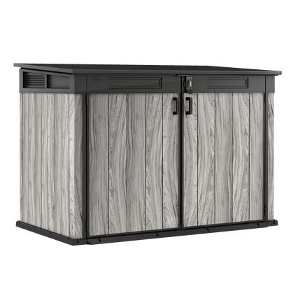 Keter Signature Horizontal Shed - Stormgrey Look