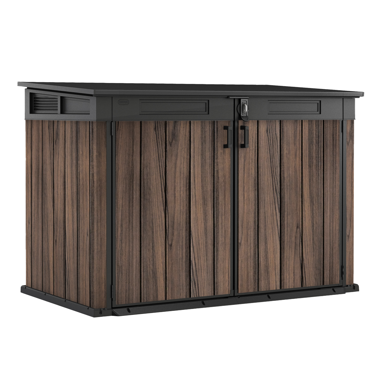 Keter Signature Horizontal Shed - Rosewood Look 2020L