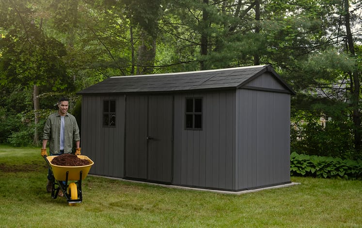 Keter Newton Plus Shed 7.5x15 (2.3 x 4.7m)