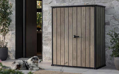 Keter Signature Vertical Shed - Ashwood Look