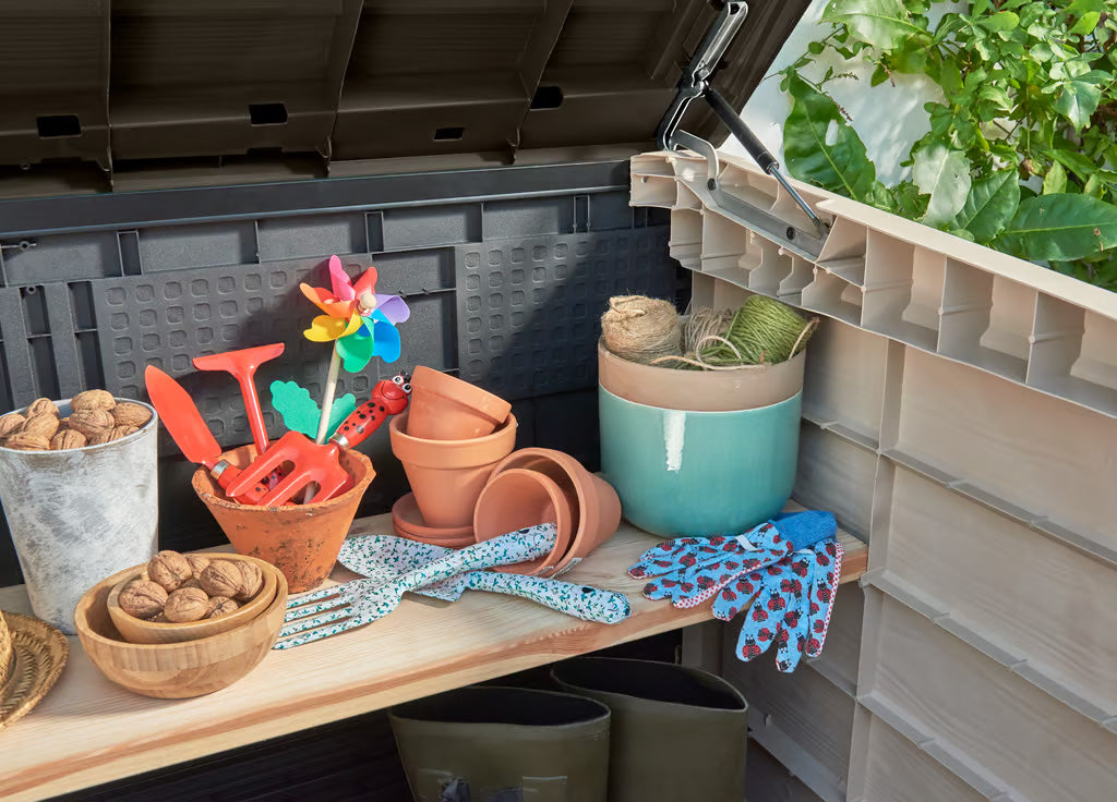 Store It Out Max Shed (Brown/Beige) 1200L