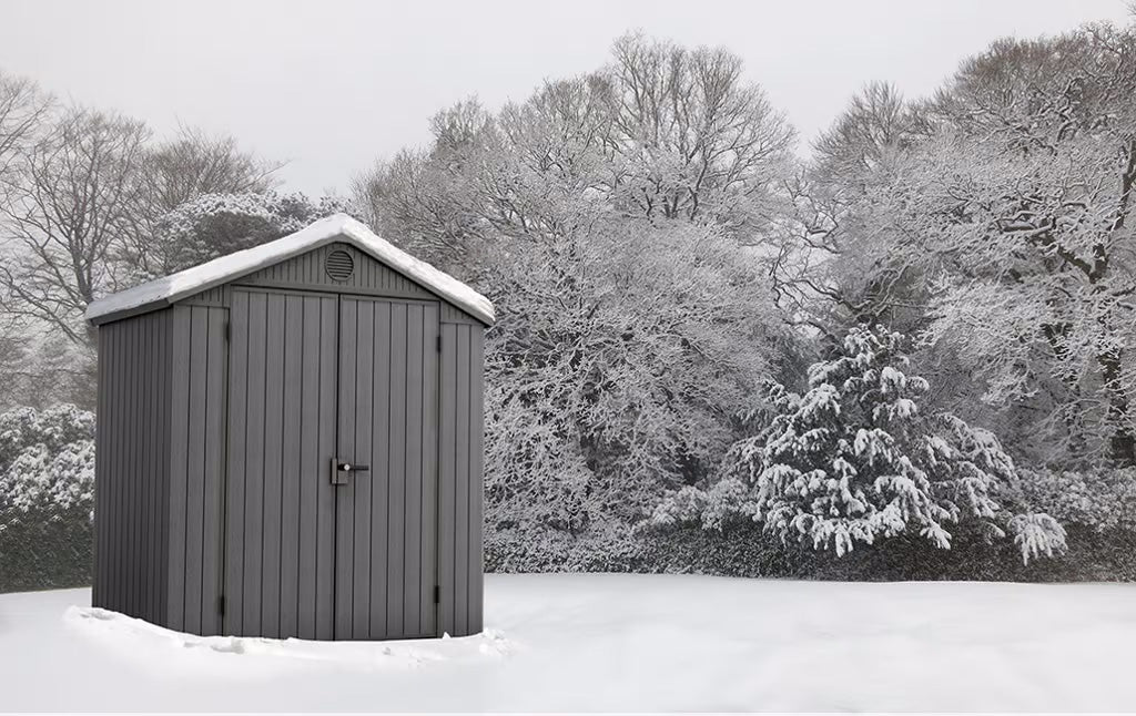Keter Darwin 6x4 Garden Shed - Grey  (1.9 x 1.2m)