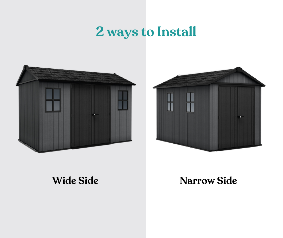 Keter Newton Plus Shed 7.5x11 (2.3 x 3.5m)