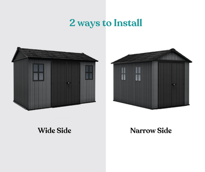 Keter Newton Plus Shed 7.5x11 (2.3 x 3.5m)