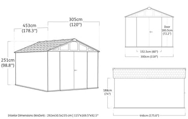 Keter Stronghold Shed 10 x 15 (3 x 4.5m)