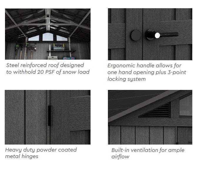 Keter Stronghold Shed 10 x 11.5 (3 x 3.5m)