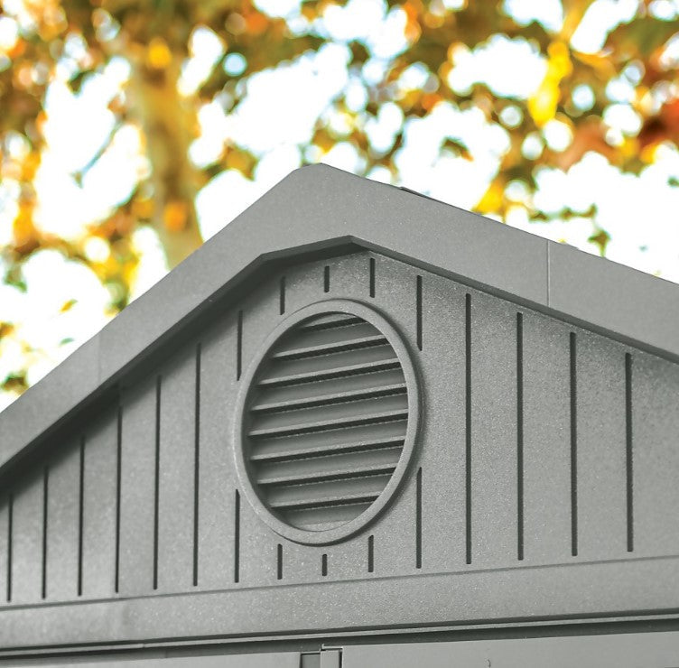 Keter Darwin 4x4 Garden Shed - Wood Green (1.3 x 1.2m)