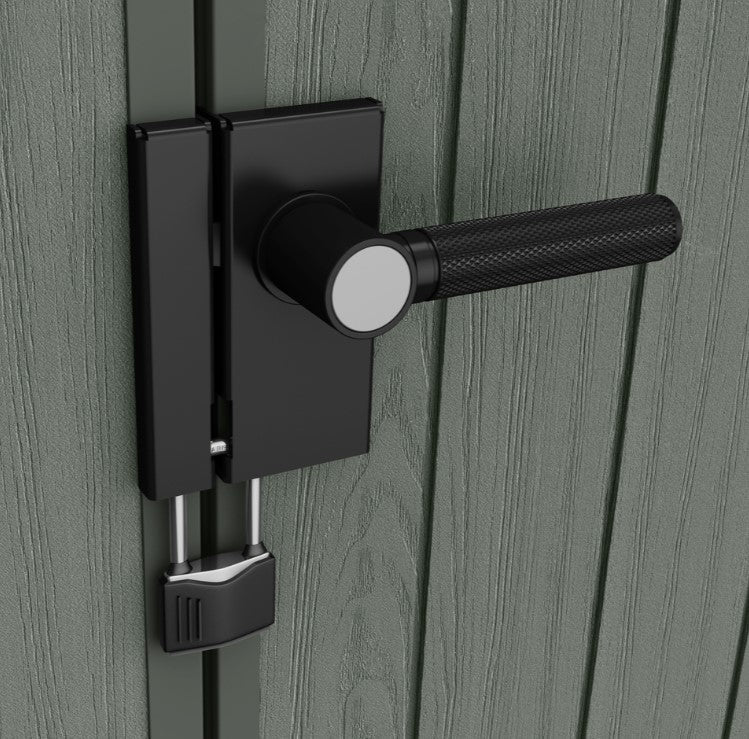 Keter Darwin 4x4 Garden Shed - Wood Green (1.3 x 1.2m)