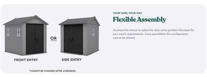 Keter Newton Plus Shed 7.5x7 (2.3 x 2.2m)